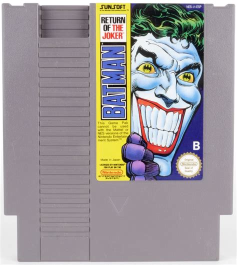 Batman Return Of The Joker NES Retro Console Games Retrogame