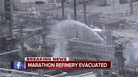 Oil vapor leak reported at Marathon refinery in southwest Detroit