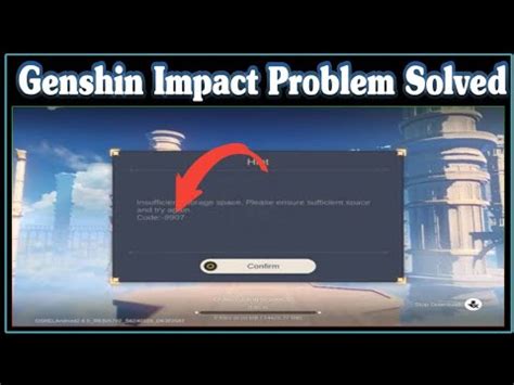 How To Solve Genshin Impact Insufficient Storage Space Problem On