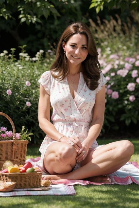 D Ai Kate Middleton Garden Party Ai Generated Free Adult Comics