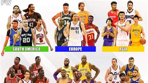 All-Time Greatest NBA Teams For Every Continent - Fadeaway World