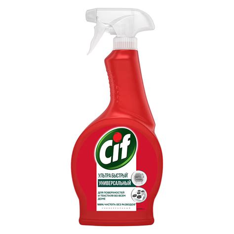 CIF Спрей чистящий универсальный, ультрабыстрый 500 мл - купить с ...