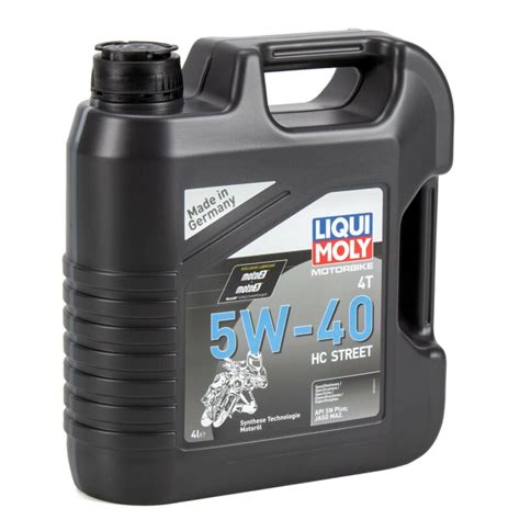 Liqui Moly MOTORBIKE 4T HC STREET 5W 40 4l Motoröl 49 95 CHF