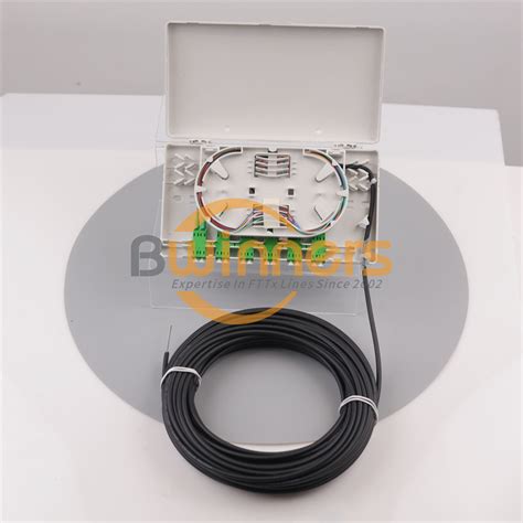 Sj Ftth Lm Pt Fiber Optic Outlet Pre Terminated Box With Lc Apc