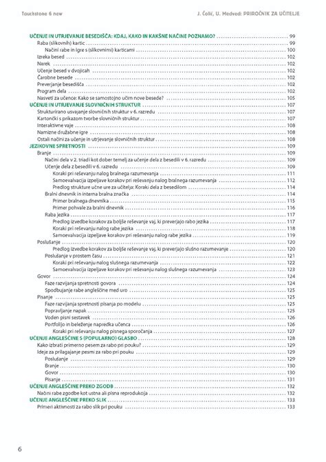 TOUCHSTONE 6 NEW priročnik za učitelje Založba obzorja d d