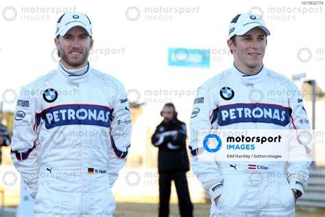 L To R Nick Heidfeld Ger Bmw Sauber F And Christian Klien Aut