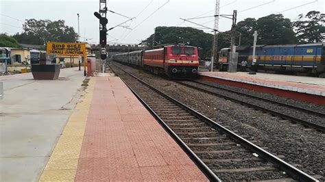 12643 TVC NZM Swarna Jayanti Express Hauled By ED WAP 4 Passing At