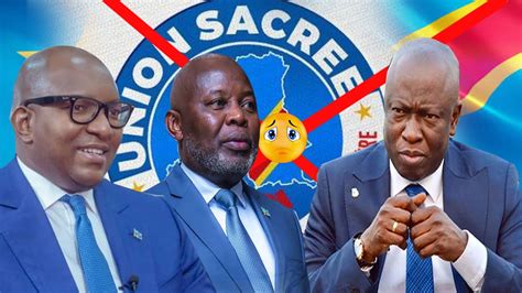 UNION SACRÉE APRES VITAL KAMERHE SAMA LUKONDE VIEN DE ROULE KABUYA