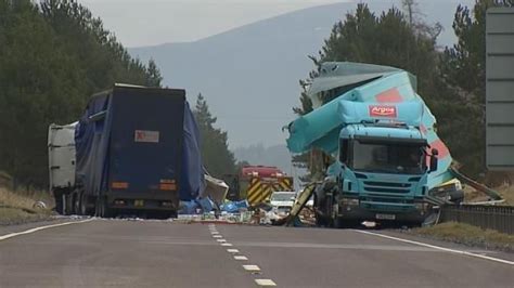 One Dead In Lorry Crash On A9 Near Kingussie Bbc News