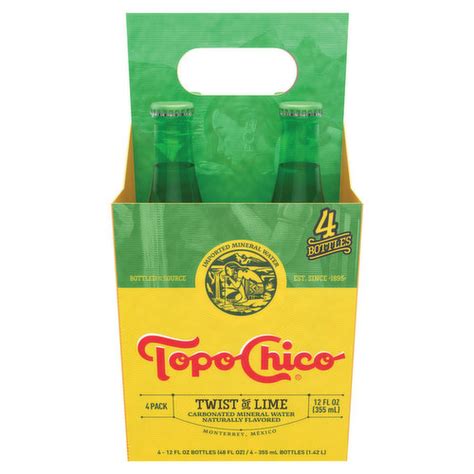 Topo Chico Mineral Water Carbonated Twist Of Lime Pack