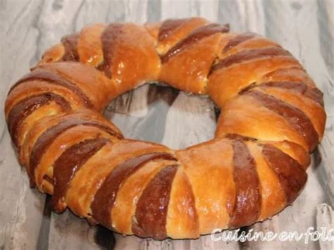 Couronne Marbr E Au Chocolat Recette Par Cuisine En Folie