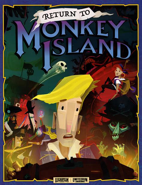 Return To Monkey Island Cover Art The Monkey Island SCUMM Bar