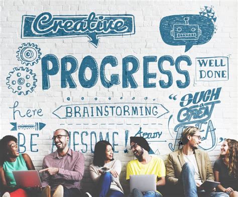 Progress Improvement Growth Progressive Development Concept Stock Photo