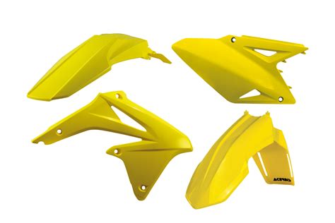 Plastics Kit ACERBIS Dirt Bike SUZUKI RM Z 450 Yellow 2010 Kutvek Kit