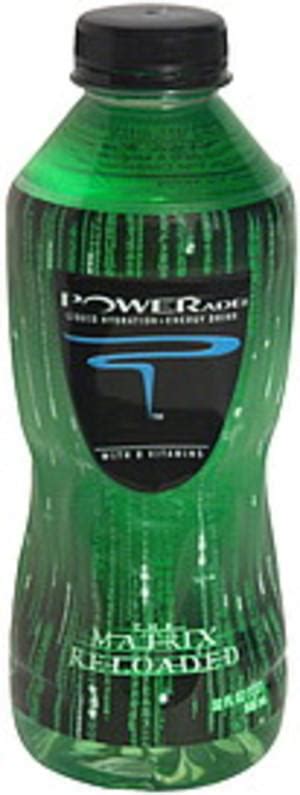 Powerade The Matrix Reloaded Liquid Hydration Energy Drink 32 Oz