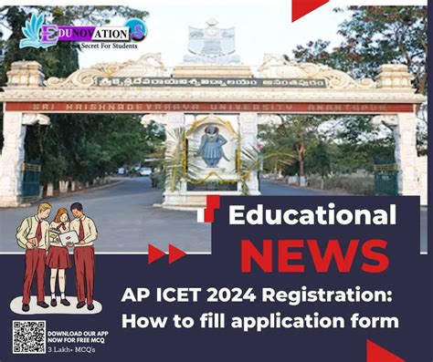 AP ICET 2024 Registration How To Fill Application Form Edunovations