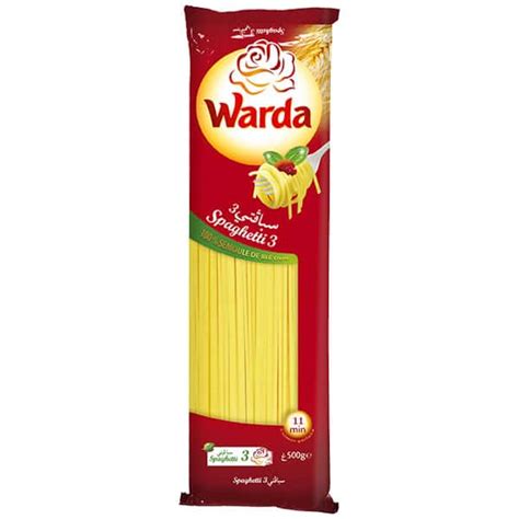 Spaghetti 3 500gr Warda Omrane Depuis 1972