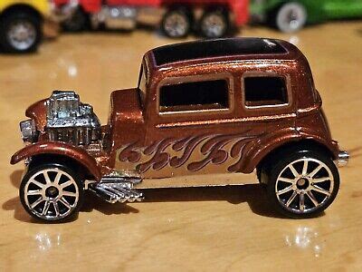 Vintage 1968 Hot Wheels Classic 32 Ford Vicky Rare Copper W Flames EBay