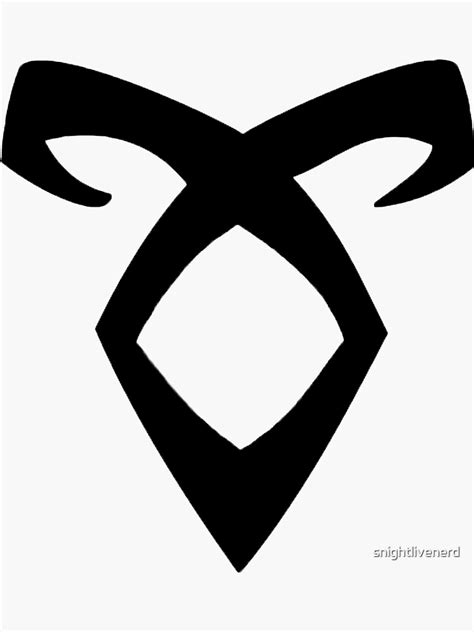 Shadowhunters Angelic Power Rune Sticker Sticker By Snightlivenerd