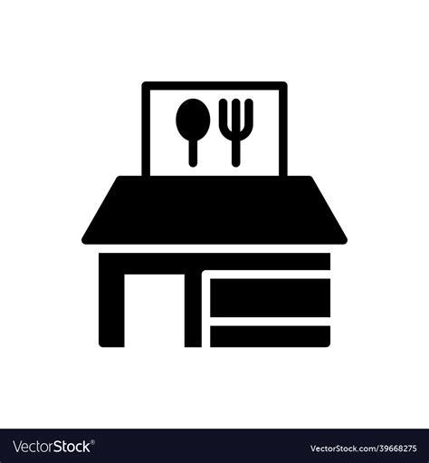 Restaurant Icon Dinner Royalty Free Vector Image