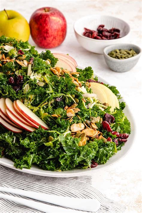 Kale And Brussels Sprout Salad Vegan The Recipe Well