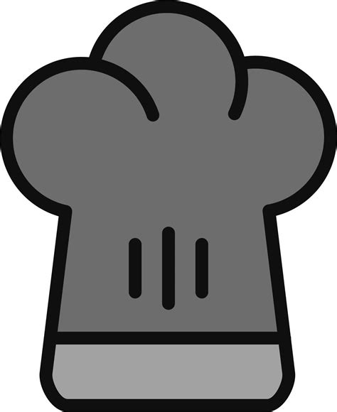 Chef Hat Vector Icon 19811255 Vector Art At Vecteezy