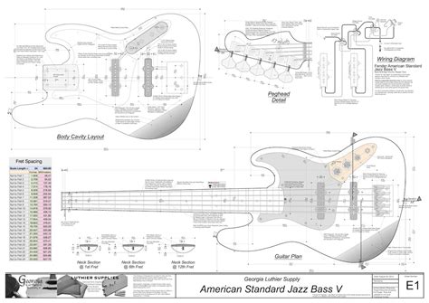 Precision Bass Neck Dimensions | Guitar Information