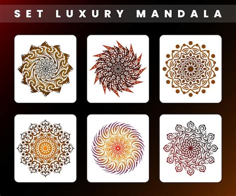 Mandala Floral Arte Mandala Elemento Decorativo Tnico Ornamento