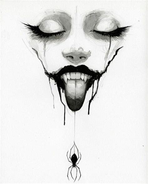 Pin On Creepy Art In 2024 Dark Art Tattoo Art Drawings Sketches Simple Exotic Art