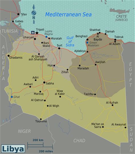 Maps of Libya | Map Library | Maps of the World