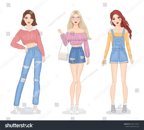 How To Draw Ripped Jeans Easy Steps I Draw Fashion Atelier Yuwa