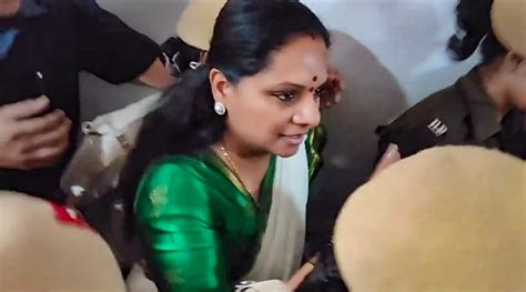 Brs Leader K Kavitha Served Prison Food On First Night At Tihar Jail