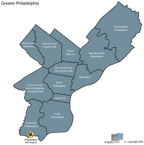 Greater Philadelphia Map