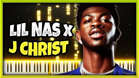 Lil Nas X J Christ Piano Instrumental By October Youtube