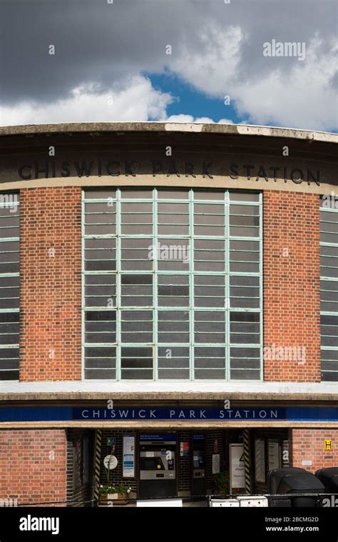 District Line Chiswick Park Underground Station Bollo Lane Chiswick