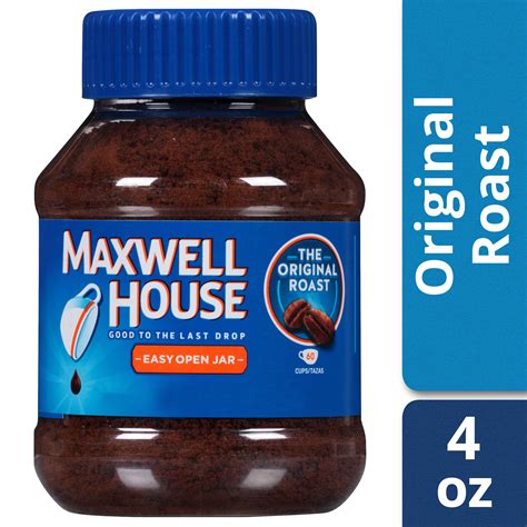 maxwell house original roast ground instant coffee caffeinated  oz