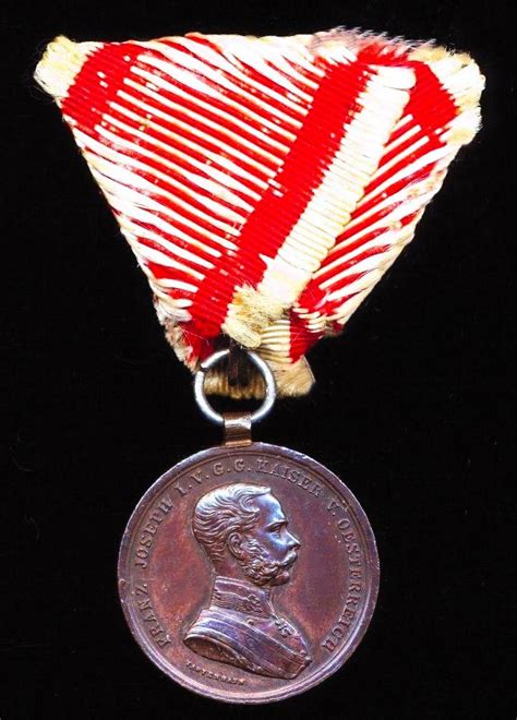 Aberdeen Medals Austria Empire Bravery Medal Emperor Franz Joseph