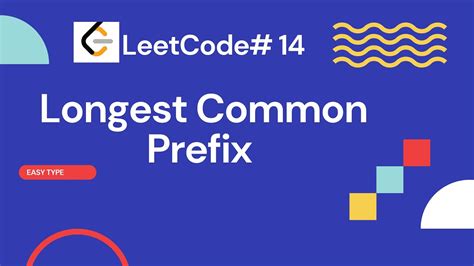 Longest Comon Prefix Leetcode 14 Python D2 YouTube