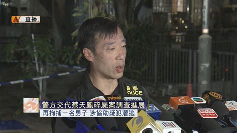 蔡天鳳碎屍案再有一人被捕 涉嘗試助死者前夫離港 Now 新聞