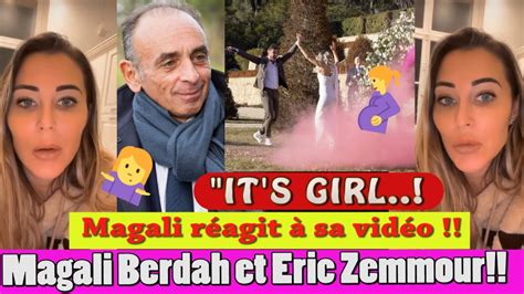 Magali Berdah R Agit Sa Video Avec Eric Zemmour Eloise Enceinte D