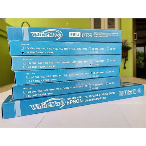 Whitemax ตลับผ้าหมึก Ribbon Epson Lq 2090 Wm So15586 S015336 เทียบเท่า สำหรับเครื่อง Epson