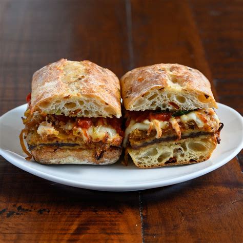 Veal Parmigiana Sandwich