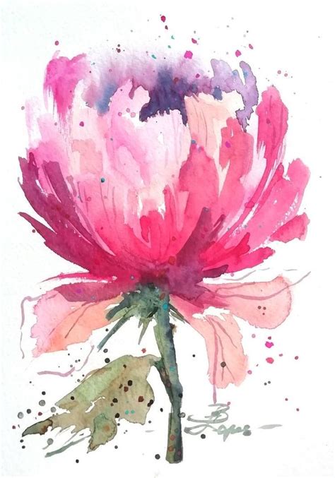 Pin By Janie Hayes On Watercolor In 2024 Watercolor Flower Art