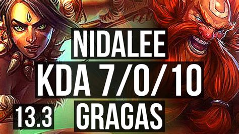 NIDA Vs GRAGAS JNG 7 0 10 Rank 4 Nida Godlike Rank 17 KR