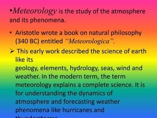 History Of Meteorology | PPT