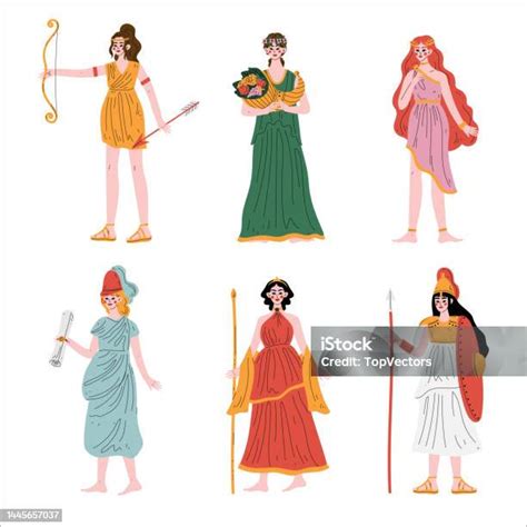 Artemis Demeter Aphrodite Klio Hera Athena Olympian Dewi Yunani