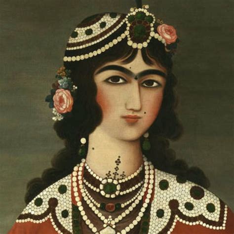 Qajar Art Persian Women Portrait