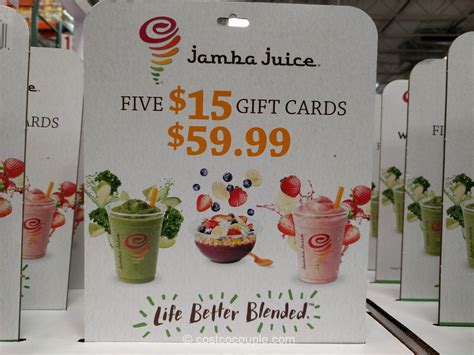 Jamba Juice T Card