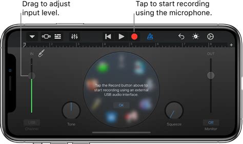 Use The Audio Recorder In Garageband For Iphone Apple Support