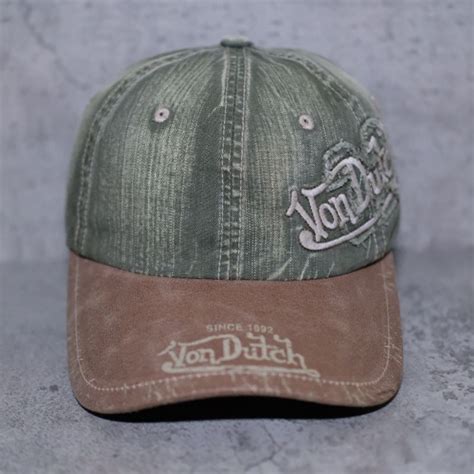 Jual Topi Casula VON DUTCH Original Visor Kulit Shopee Indonesia